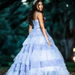 Quinceañera photoshoot in Houston Texas with luxury XV gown