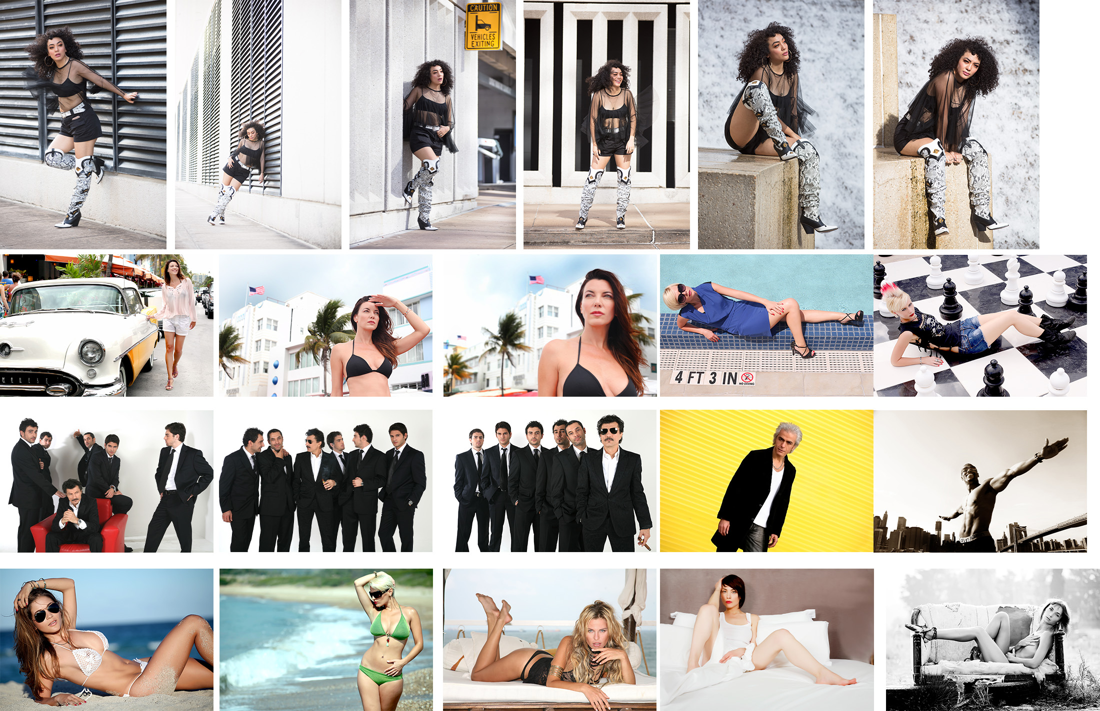 Professional fashion and portrait photographer portfolio highlights by Elio Photography in Houston